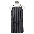 Fame Apron, No Pocket Bib, F33, Chalk Stripe 83595